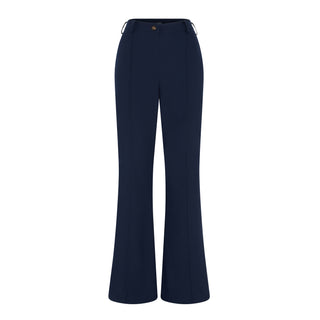 Simone Navy wool blend trousers